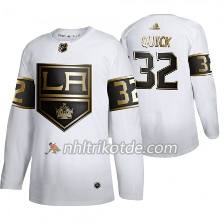 Los Angeles Kings Trikot Jonathan Quick 32 Adidas 2019-2020 Golden Edition Weiß Authentic - Herren